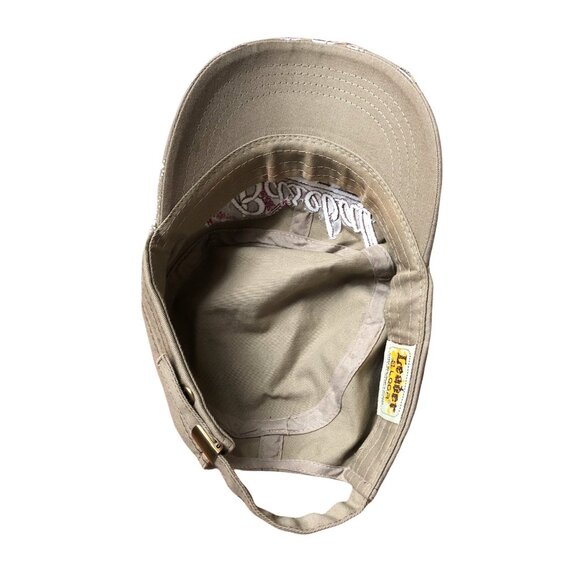 LEADER LOG-WOMENS DISTRESS ADJUSTABLE RHINESTONES BACK CLOSURE MOM BASEBALL HAT - Picture 5 of 5